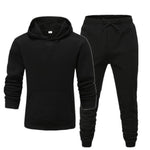 Men Brand Tracksuit Casual Hoodies and Sweatpants Set For Male Sportswear Two Piece Sets Sweatshirt + Pants Outfit Mens Clothing