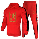 Brand Clothing Men's Fashion Tracksuit Casual Sportsuit Men Hoodies Sweatshirts Sportswear JORDAN 23 Coat+Pant Men Set