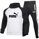 2020Autumn Winter Hot Brand Male Two Pieces Sets Thick Hoodies Tracksuit Men / Women Sportswear Gyms Fitness Training Sweatshirt